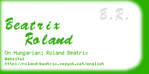 beatrix roland business card